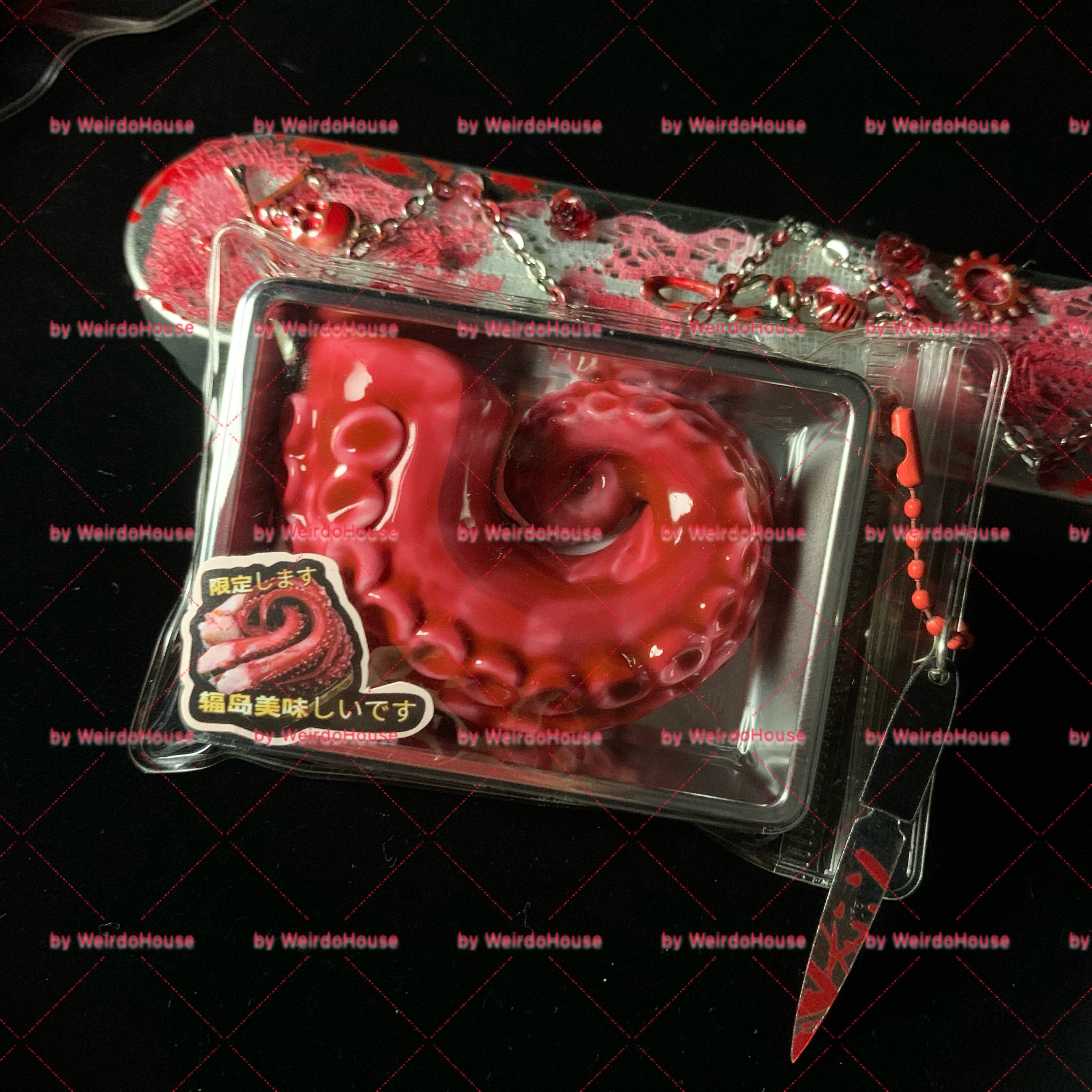 「蛸獄·章魚触手刺し身」「Tako-Jigoku: Sashimi Octopus Tentacle」Taba Squishy